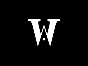 Aw Or Wa Letter Logo