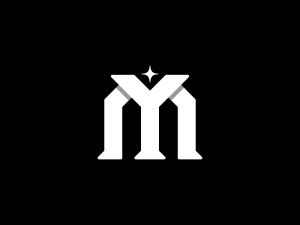 My Ym Star Letter Logo