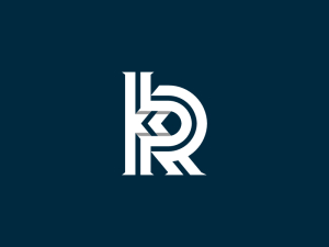 Logo De Lettre Kr Ou Rk