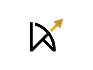 Arrow Letter K Logo