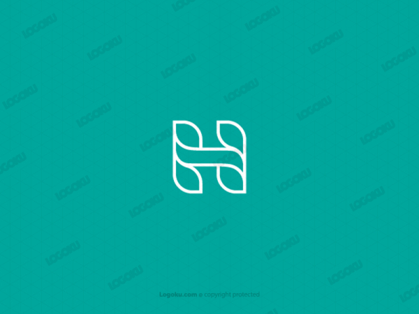 Logo Feuille Lettre H
