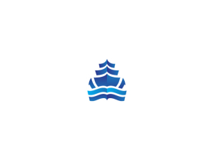 Logo Du Navire à Ancre Marine