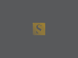 Huruf Logo Ruang Negatif S