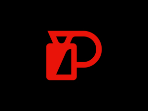 Buchstabe P-Kamera-Logo