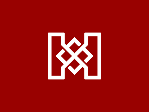 Square Xh Hx Letter Logo