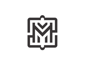 Buchstabe M-Logo