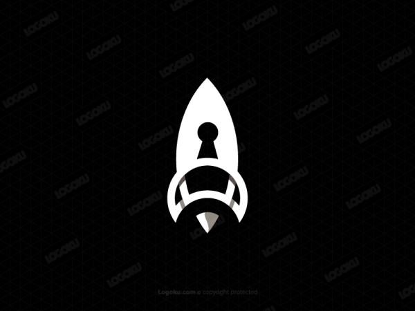 Logotipo De Ojo De Cerradura De Cohete