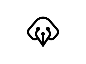 Logotipo De Perro Lindo Creativo