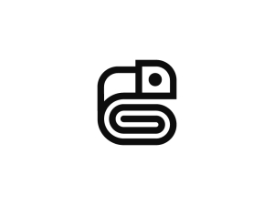 Ikonisches Chamäleon-Buchstabe-G-Logo