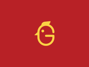 Letter G Chicken Logo