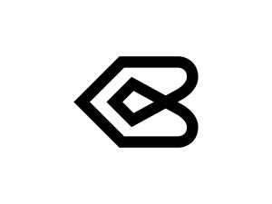 Logo Minimaliste De La Lettre B