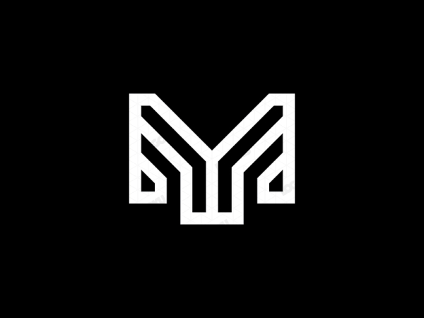 Letras Ym O Mi Logotipo