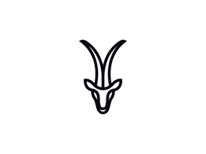 Logo De Chèvre De Montagne Sauvage