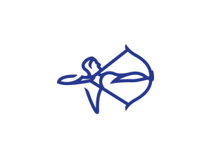 Logotipo Del Arquero Azul
