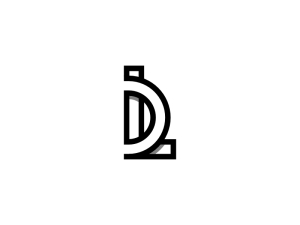 شعار حرف Dl أو Ld