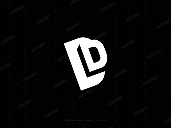 Logo Initial Double D Ou Dd