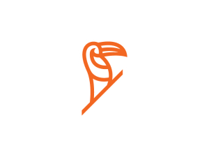 Logotipo De Tucán Simple