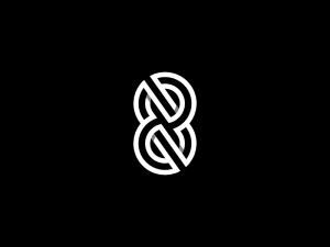 Logotipo De Letra 8 O Dp