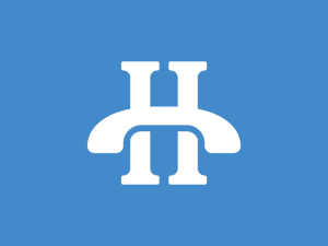 Logotipo Del Teléfono Letra H