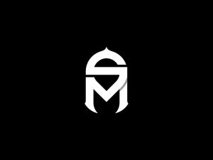 Logotipo De Letra Sm O Ms