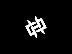 Logotipo De Letra H Rectangular
