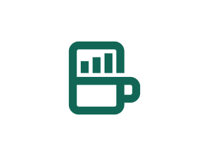 Buchstabe G Wifi-Kaffee-Logo
