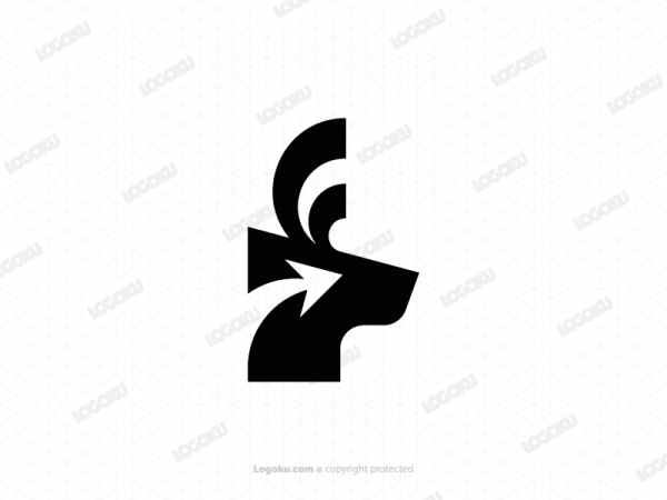 Arrow Deer Head Logo