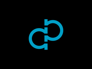 Letter Dp Or Omega Infinity Logo