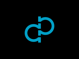 Logotipo De Letra Dp O Omega Infinity