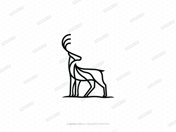 Logotipo De Ciervo Negro