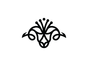 Queen Black Goat Logo