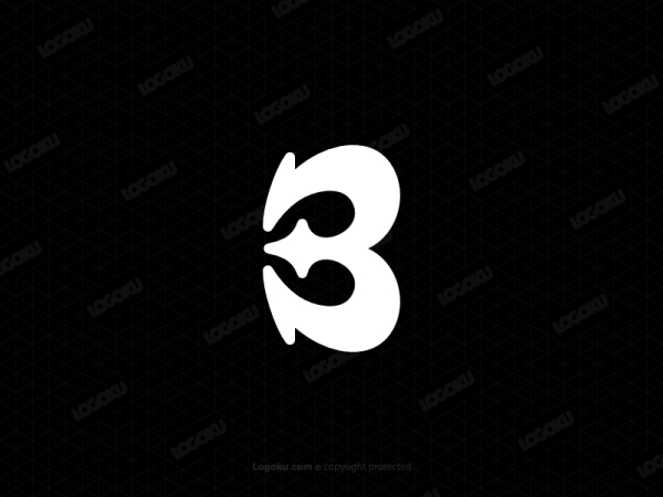 شعار حرف B أو E