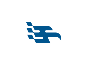 Modernes digitales Eagle-Logo