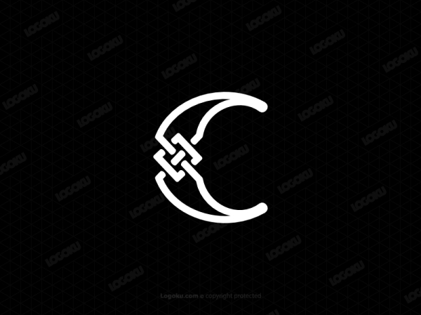 Anfängliches C-Logo mit keltischem Knoten