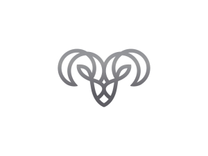 Ram Logo Wild Silver Goat Logo