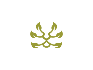 Logo Lion Feuille