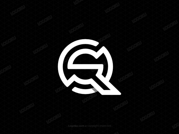 Qs- oder Sq-Buchstaben-Logo