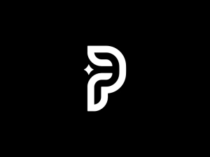 Lettre P Étoile Logo