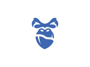 Logotipo De Gorila Azul