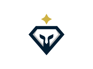 Logotipo De Estrella De Diamante Espartano