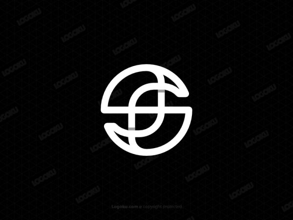Logo De Lettre Géométrie S