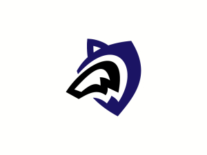 Wolf- Oder Bärenkopf-Logo