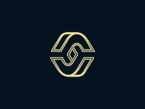 Diamond Cc Letter Logo