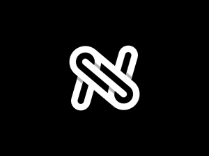 Modern N Infinity Letter Logocdr