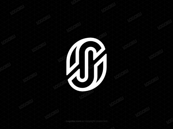 Sj Or Js Letter Logo