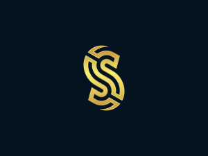 شعار S الأنيق الأولي