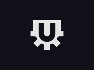 Logotipo De Engranaje U