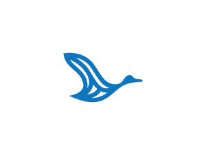 Logotipo Del Pato Azul