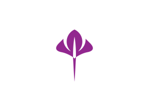 Logotipo De Raya Púrpura