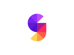 Colorful Gs Or Sg Monogram Logo
